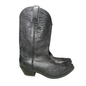 Durango DB530 Black Overlay Western Cowboy Boot Men size 9.5 D